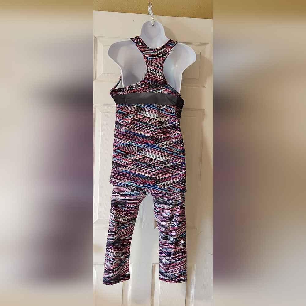 Fabletics Multicolor Patterned Tank And Leggings … - image 3